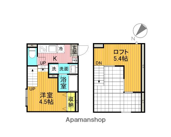 RIZEST CLASSIC(ワンルーム/2階)の間取り写真