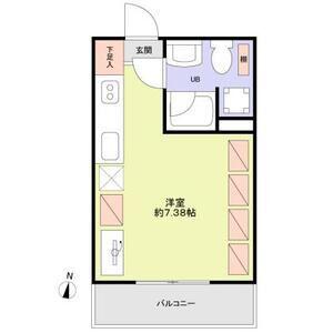 J・TOWN(ワンルーム/2階)の間取り写真
