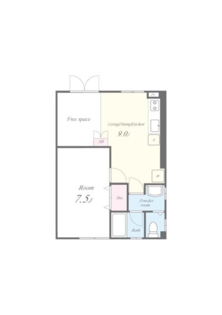 CEREZO・PASEO I(1LDK/1階)の間取り写真