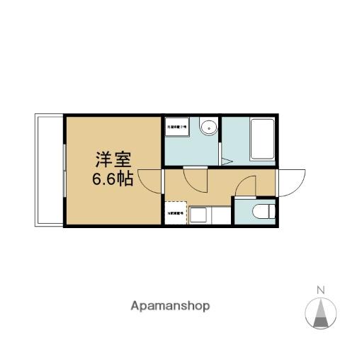 SGクレストせんげん台(1K/3階)の間取り写真