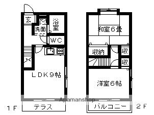 メゾン本町(2DK)の間取り写真