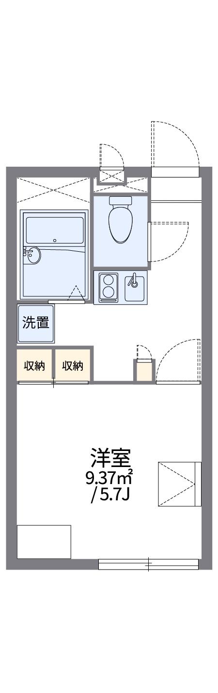 レオパレスSHIMADA 1階階 間取り