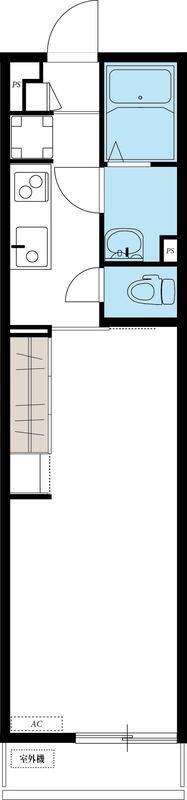 リブリ・仲町(1K/3階)の間取り写真