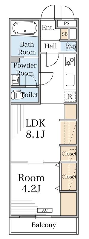 リブリ・ダイワクレスト2(1LDK/3階)の間取り写真
