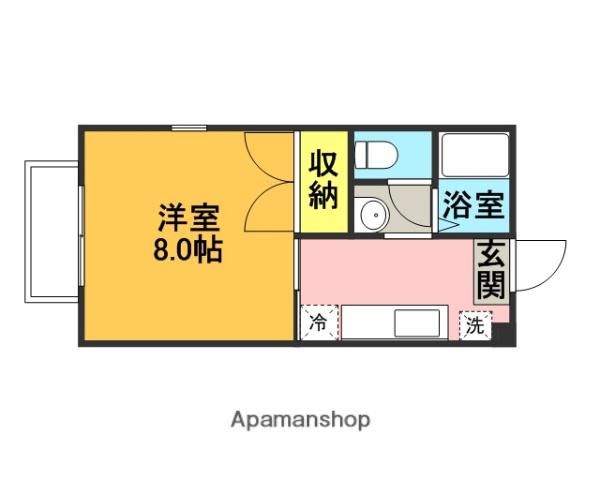 メゾン・アーべインⅤ(1K/2階)の間取り写真