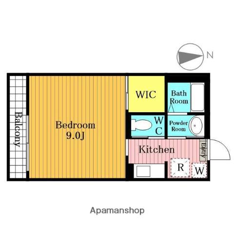 アーバン大成(1K/2階)の間取り写真