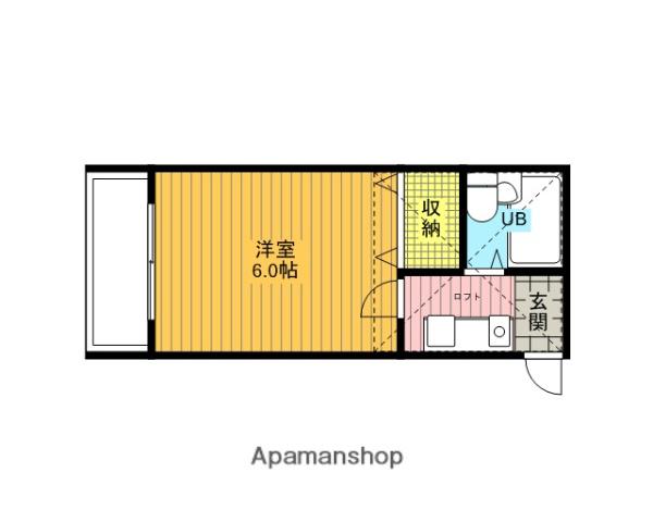 アートパレス日進NO.3(1K/1階)の間取り写真