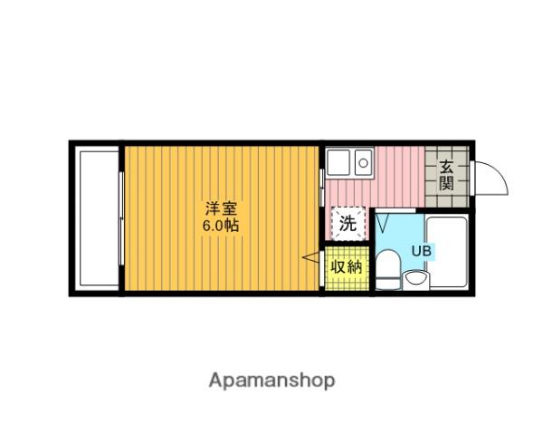 シティプラザ大宮奈良(ワンルーム/3階)の間取り写真