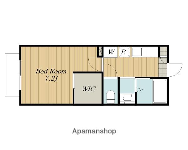 メゾンスリーゼ(1K/1階)の間取り写真