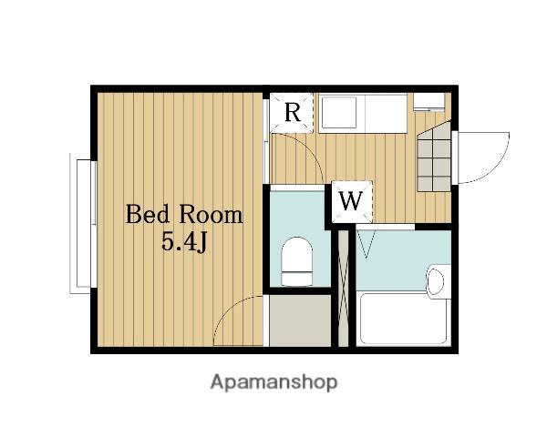 旭エステート(1K/2階)の間取り写真