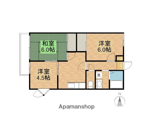 グランハイム(3DK/2階)の間取り写真