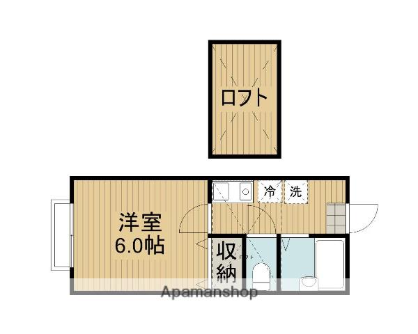 第41アベニュー氷川(1K/2階)の間取り写真