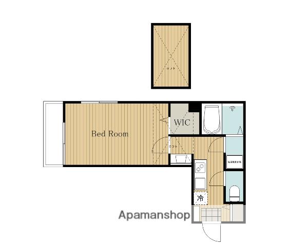 BEST STAGE草加(1K/3階)の間取り写真