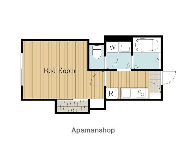 RENK(1K/1階)の間取り写真