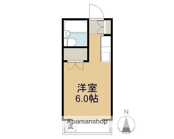 草加ミッドガル(ワンルーム/1階)の間取り写真