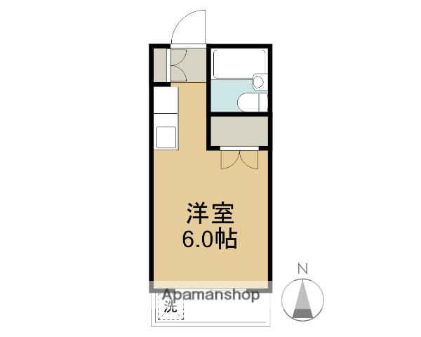草加ミッドガル(ワンルーム/3階)の間取り写真