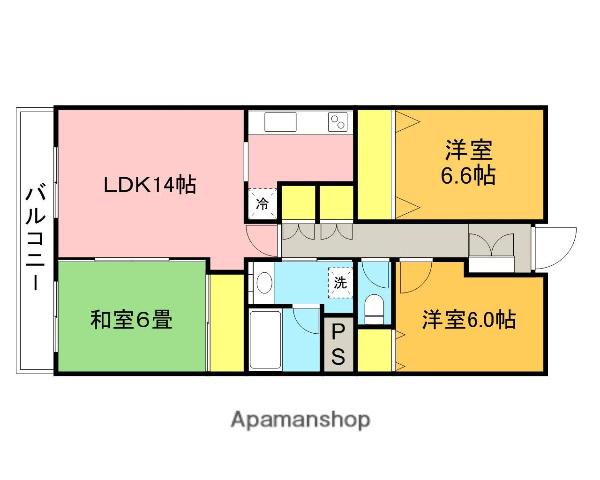 ステラ浦和(3LDK/1階)の間取り写真