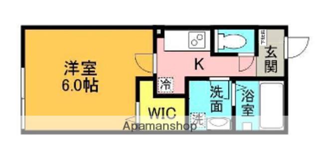 シティハイムハイツ保坂(1K/2階)の間取り写真