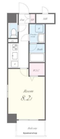 EL VIENTO(1K/5階)の間取り写真