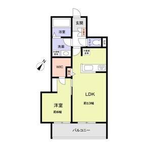 RICOTT URAWA(1LDK/3階)の間取り写真