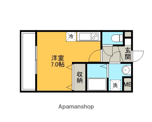 ガレリア浦和常盤(ワンルーム/5階)の間取り写真
