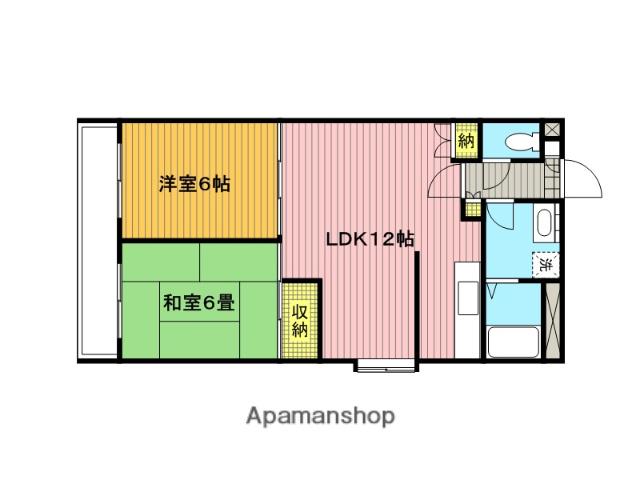 ピュアレジデンスⅡ(2LDK/3階)の間取り写真