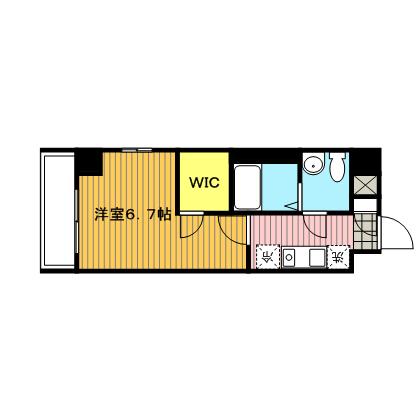 アクシーズタワー浦和岸町 6階階 間取り