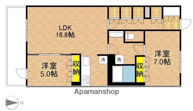 グリーンフォレスト戸田 9階階 間取り