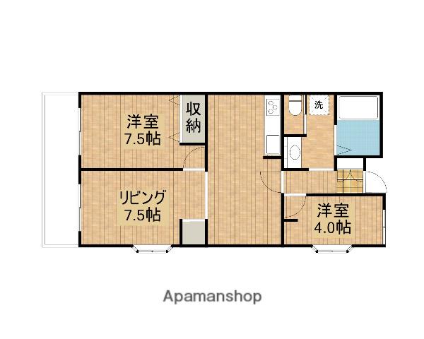 セントエルモ武蔵浦和 2階階 間取り