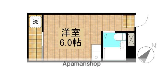 サンホーム(ワンルーム/1階)の間取り写真