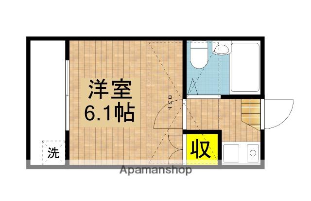 デグネス浦和(1K/2階)の間取り写真