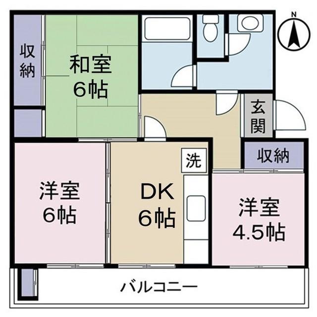 KSマンション 4階階 間取り