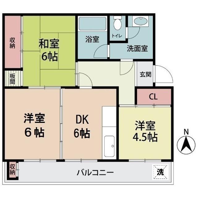 KSマンション 4階階 間取り