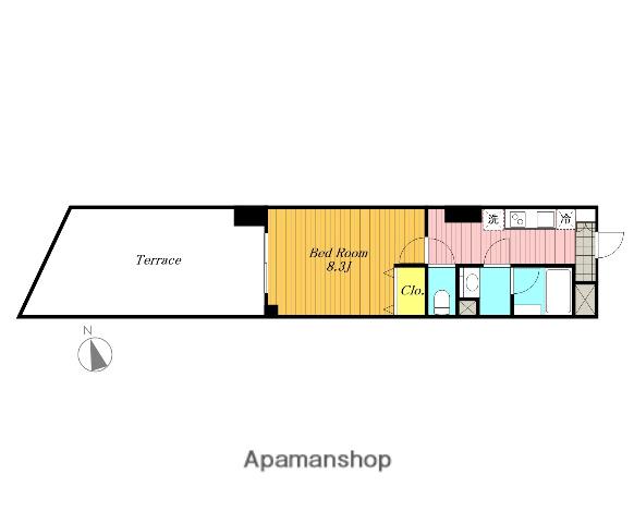 大同エクリューズ(1K/3階)の間取り写真