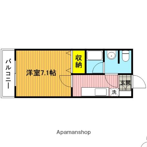 メゾン武蔵浦和 5階階 間取り