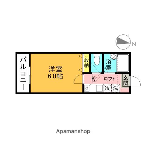 第27アベニュー(1K/2階)の間取り写真