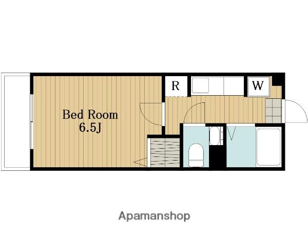 ヴァンフルール(1K/2階)の間取り写真