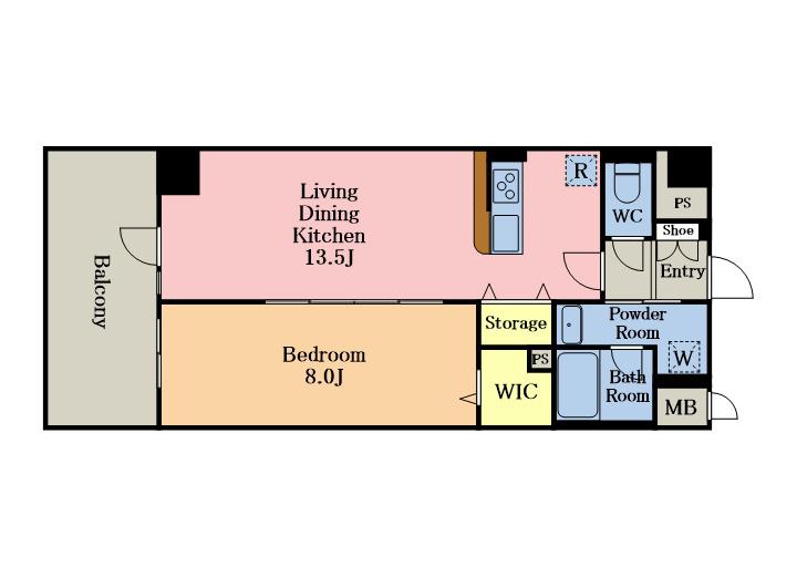さがみLTレジデンス(1LDK/9階)の間取り写真