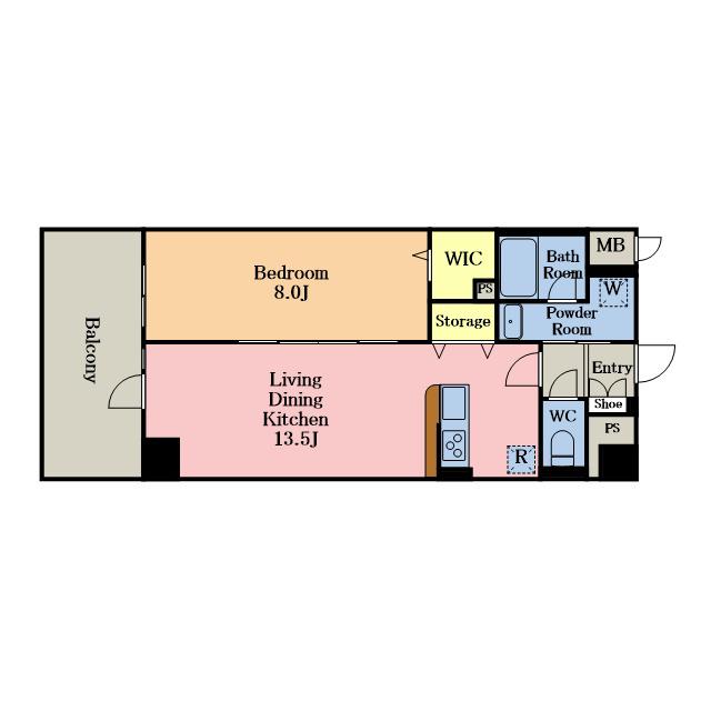 さがみLTレジデンス(1LDK/9階)の間取り写真