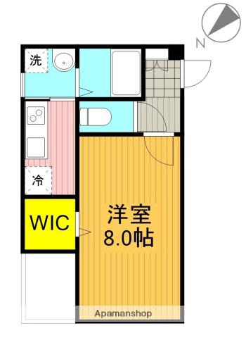 パークメゾン 楠 三和(1K/2階)の間取り写真