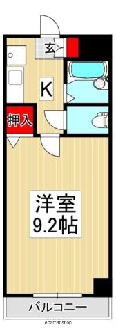 アーケティックマンションⅡ(1K/3階)の間取り写真