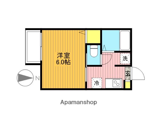 LIMOUSINE(ワンルーム/2階)の間取り写真