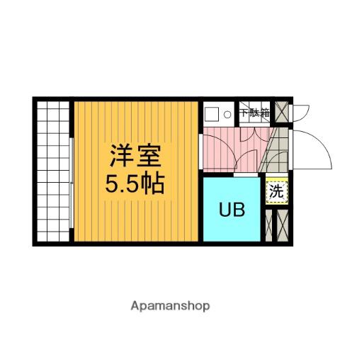 ジョイフル西川口第二(1K/9階)の間取り写真