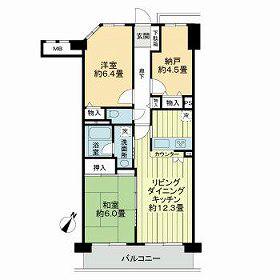 モアコート和光(2SLDK/2階)の間取り写真