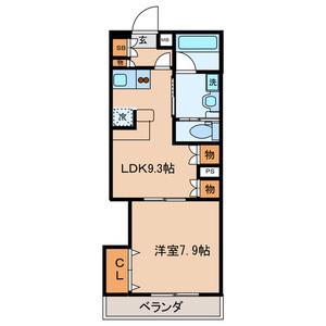 ZCO並木ビル3RD(1LDK/1階)の間取り写真