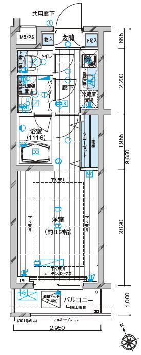 メインステージ都立家政 3階階 間取り