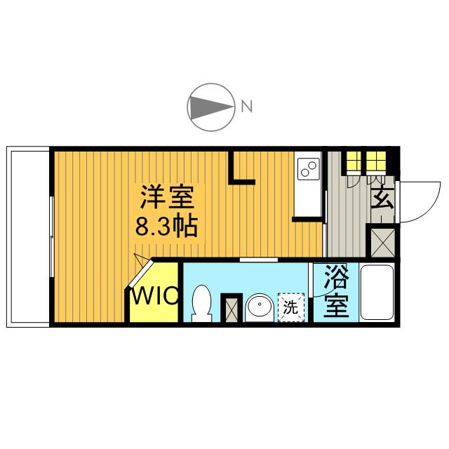 ZCO並木ビル2ND(ワンルーム/3階)の間取り写真