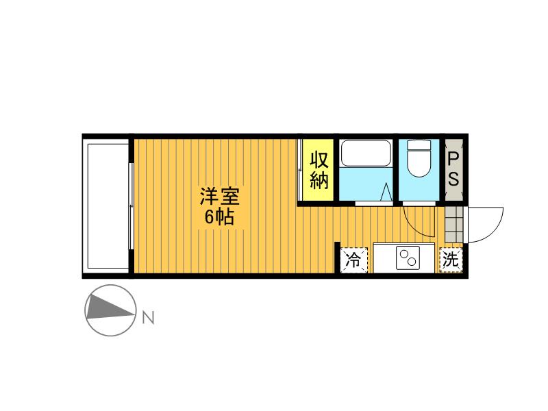 アーバンフォーレスト(1K/3階)の間取り写真