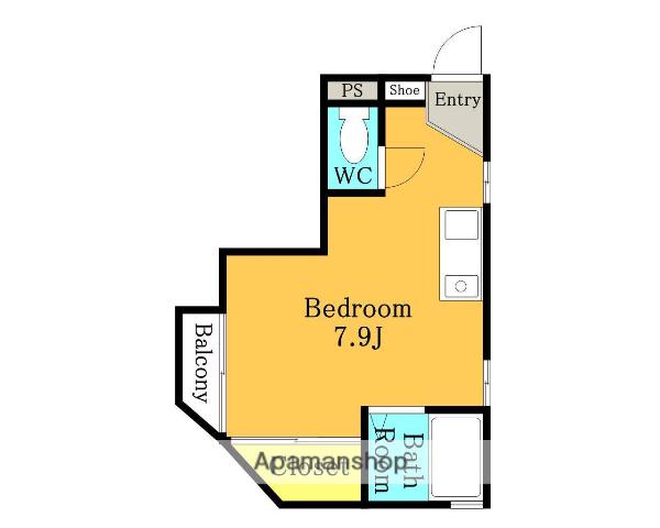 KKハイツ 2階階 間取り