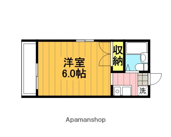 カレッジハウスⅠ(1K/2階)の間取り写真